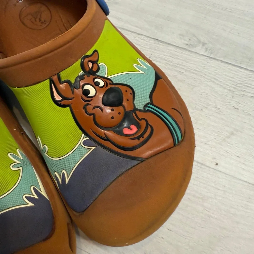 Crocs kids slip on sandals‎ shoes clogs Scooby Doo kids 12/13